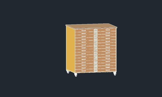 Flat File Cabinet Plans | DIY Blueprint Storage (PDF)