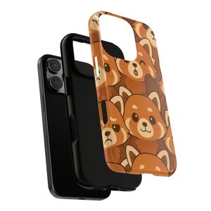 Red Panda Phone Case, Cute Animal Case, Tough Phone Cover, Unique Gift, Kawaii Aesthetic