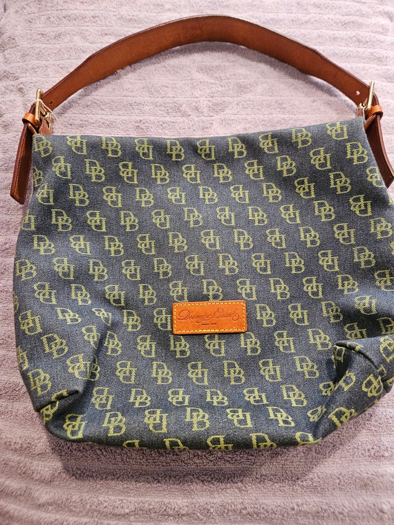 Dooney & Bourke purse teal and green