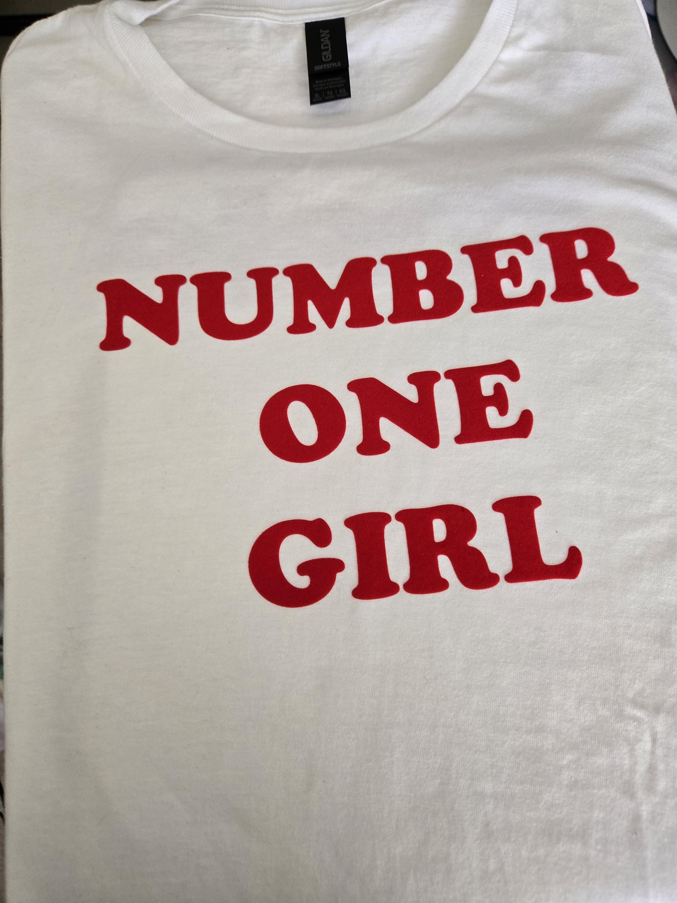 ROSE NUMBER ONE GIRL Tシャツ ROSÉ - NUMBER ONE GIRL Oversized T-Shirt (Black) [rosie APT