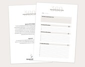 369 Manifestation Method Printable | Manifestation Planner PDF | Law of Attraction Worksheet | Daily Affirmations
