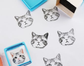 Anpassad husdjursstämpel, personliga katt- och hundstämplar, stämpel med sött husdjursbild, kunglig husdjursansiktsstämpel, minnesgåva till husdjur, presenter till husdjursälskare, husdjursglädje