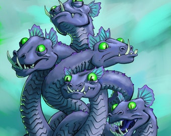 Hydra - A4 Art Print