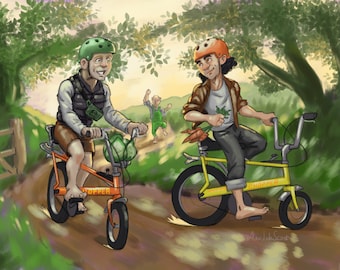 Merry & Pippin - A5 Kunstdruck