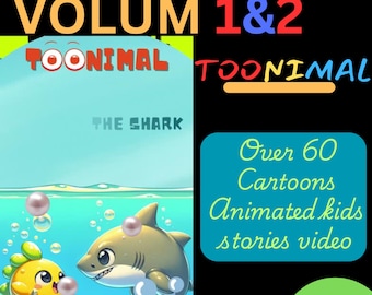 Toonimal Animated Kids Cartoon Stories – PLR Canva Templates
