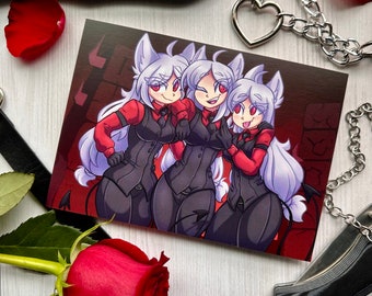 Cerberus Helltaker Mini Print | FINAL STOCK