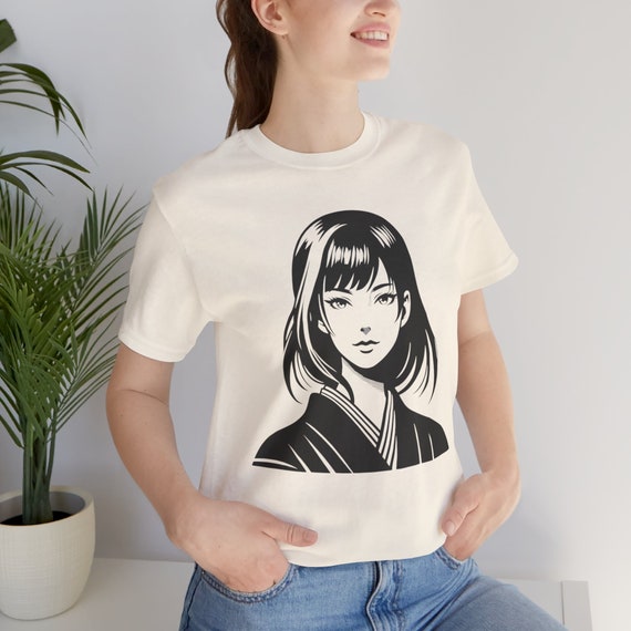 T-shirt Giapponese Stile Harajuku Donna Uomo | Maglia Streetwear Con Scritta | Cotone Morbido