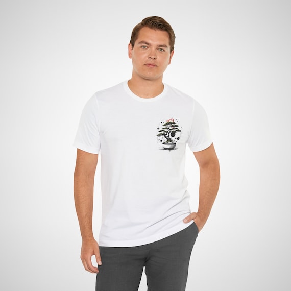 Japanese Bonsai T-Shirt | Bonsai Tree Gift Fashionable Bonsai Design Japanese Aesthetic Apparel Harajuku Fashion Urban Streetwear Artistic