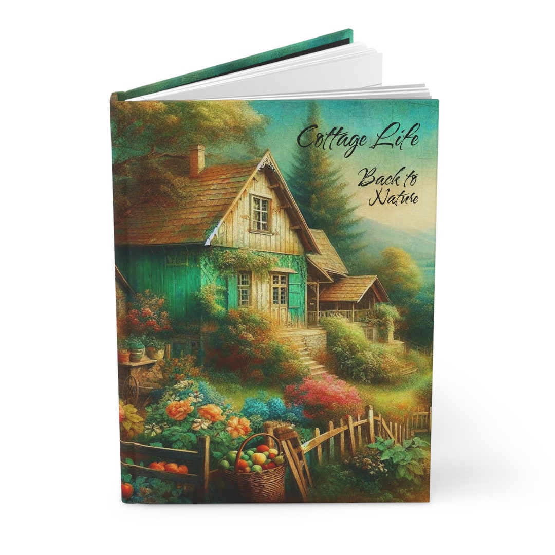 Cottage Life 'back to Nature' Hardcover Journal Notebook - Etsy