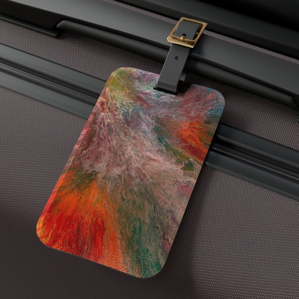 Unique Stand-out From the Crowd Artsy Luggage Tag