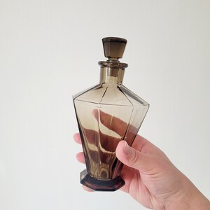 Flacone per profumo in vetro fumé