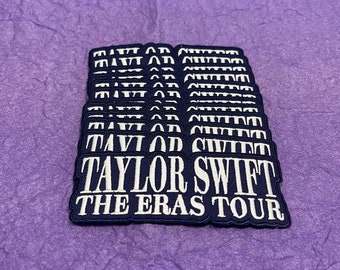 concert embroidered patches, sewing on appliques patch diy apparel, eras tour fans iron on patches - 4.7inch, 1pcs