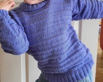 Hand-knitted Sirdar jumper