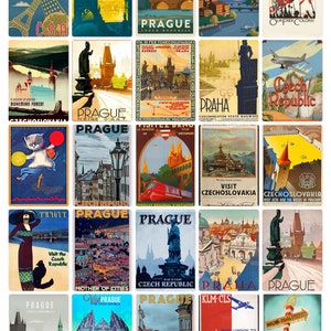TSCHECHISCHE REPUBLIK Poster Postkarte leer auf der Rückseite, ideal für Hochzeitsgästebuch. ~ Verkauft in Packungen mit 25 ~ Gedruckt von Cherished Postkarte.