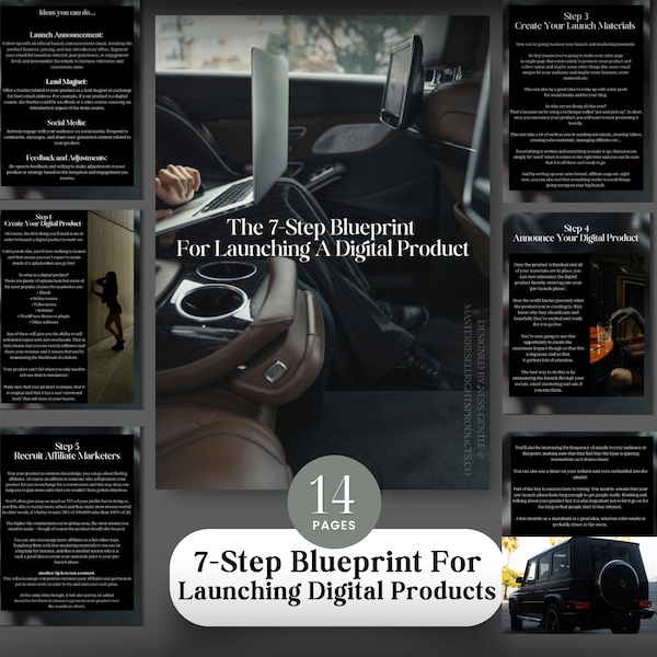 7-Step Blueprint For Launching a Digital Product with MRR | Master Resell Rights | MRR & PLR | Digital Products With Master Resell Rights