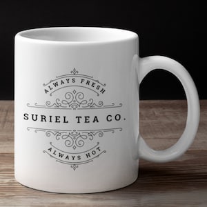 Suriel Tea Co Mug, Bookish Gift, Reading Gift, Book Lover Gift