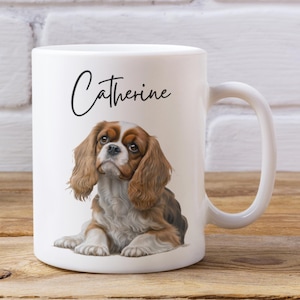 Personalised Cavalier King Charles Spaniel Mug, Cavalier King Charles Spaniel, Mug For Cavalier King Charles Spaniel Lovers, Dog Mug