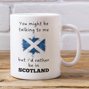 Rather Be In Scotland Mug, Scotland Gift, Scottish Mug, Funny Scotland Gift, Scotland Lover Gift, Scottish Gift Idea
