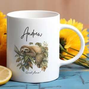 Faultier Becher, Faultier Geschenke, Faultier Liebhaber, Faultier Thema