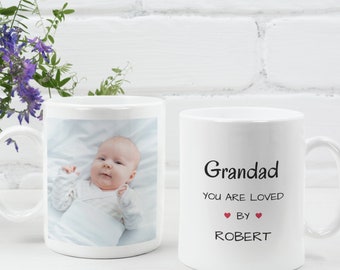 Tazza personalizzata con foto del nonno, tazza da caffè personalizzata, tazza con foto personalizzata, tazza con foto/testo, tazza da caffè con foto personalizzata