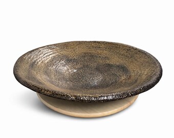 Majestas - Handmade Ceramic Centerpiece Bowl / One of a kind Stoneware Vessel
