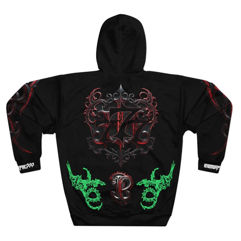 Biomorphic777 777 Hoodie afbeelding 1