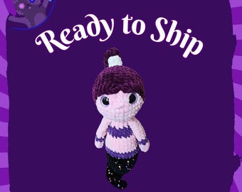 Ready to Ship Crocheted Genie Plush Doll