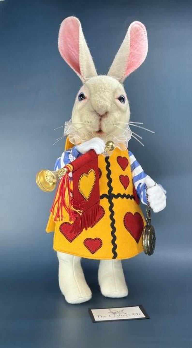 White Rabbit- Alice in Wonderland - Keepsake, Handmade Collectable ...