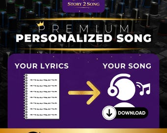 Custom Song From Your Story | Personalized Music Gift (Digital Download)