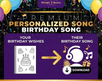 Personalized Birthday Song | Custom Song Gift | Funny or Heartfelt Music