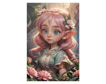 Enchanted elf (Satin Posters (210gsm))