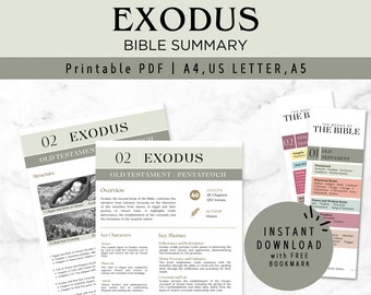 Revelation Bible Study Printable Cheat Sheet | Bible Summary ...