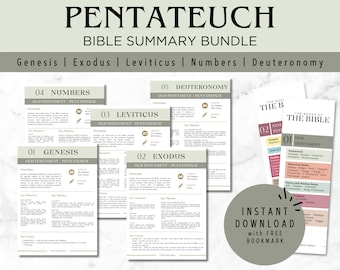 Pentateuch Bible Study Bundle: Old Testament Summary (Digital Download)