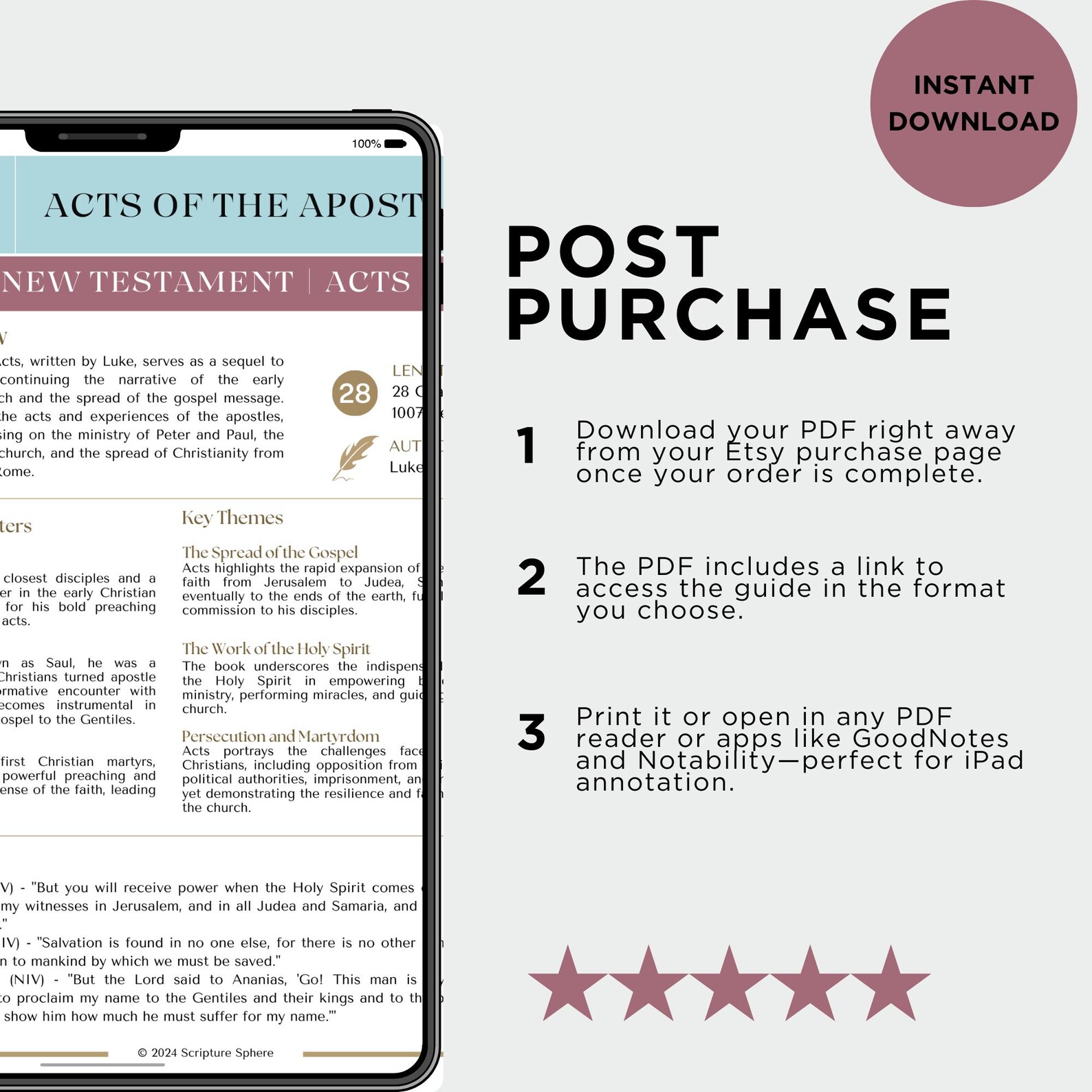 New Testament Bible Study Guide PDF | 27 Books Bible Summary Printable ...