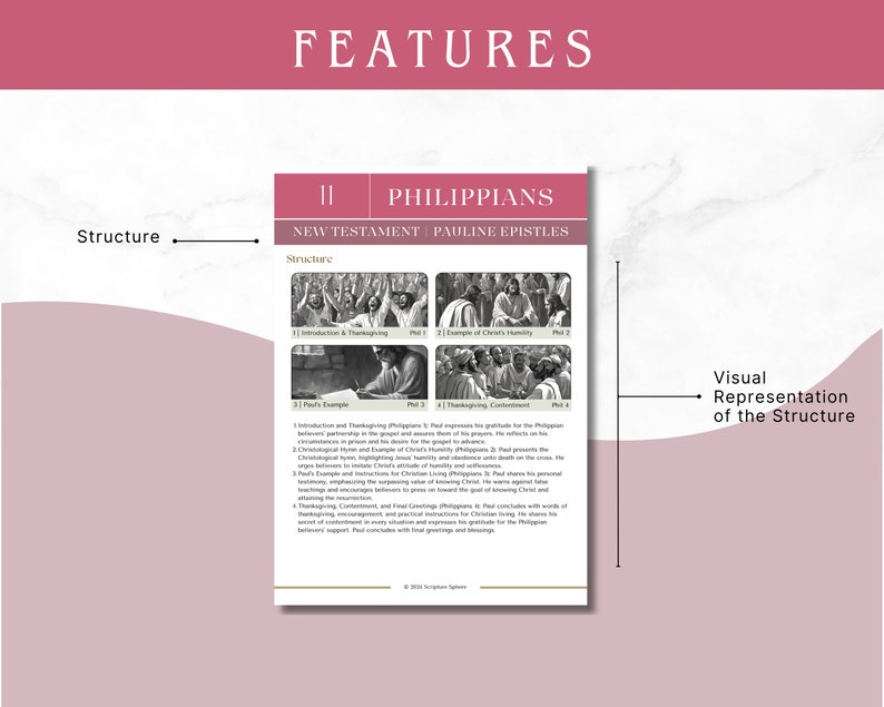 Philippians Bible Study Printable Cheat Sheet | Bible Summary | Christian Digital Bible Study ...