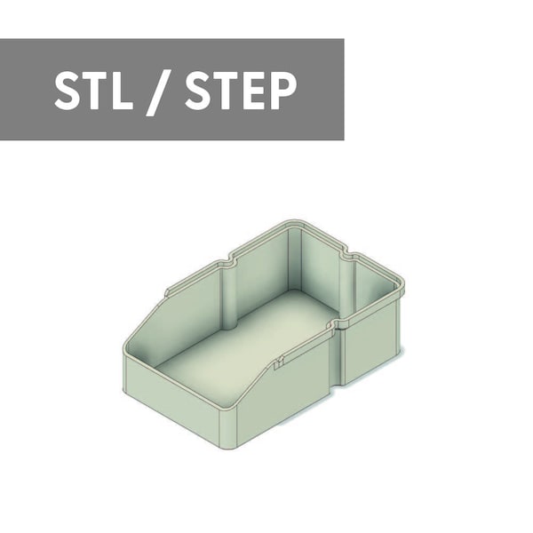 Sortimentskasten Größe 3 | Stapelbare Kiste | Aufbewahrungskasten | 3D-Datei Download | digitale Datei | FDM-Druck | Druckvorlage | 3D-Druck