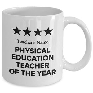 pe teacher gift, best pe teacher mug, worlds best pe teacher, physical education teacher gift