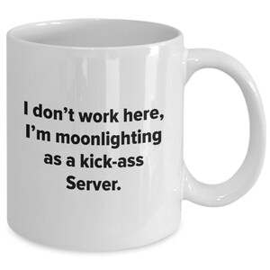Funny server mugs, funny server gifts, coffee mug server, server mug, worlds best server mug