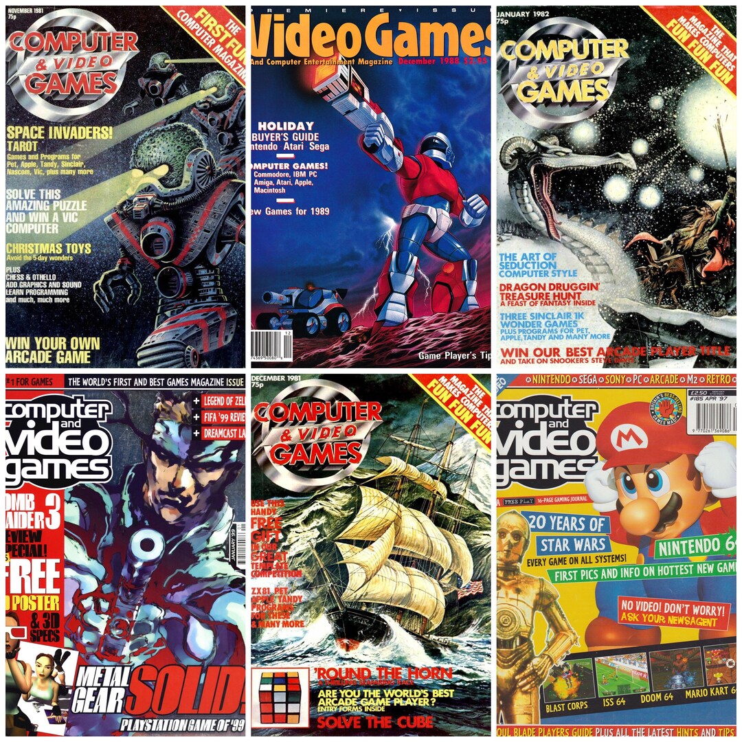 Computer and Video Games Magazine (CVG, C&VG) (236 Issues +