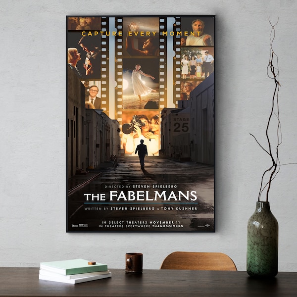 The Fabelmans movie Poster, High Quality Canvas Poster, Holiday gifts