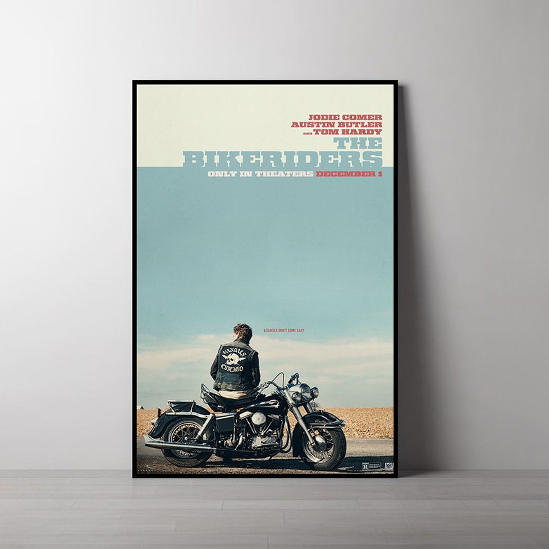 The Bikeriders Movie Poster, High Quality Canvas Poster, Holiday Gifts ...