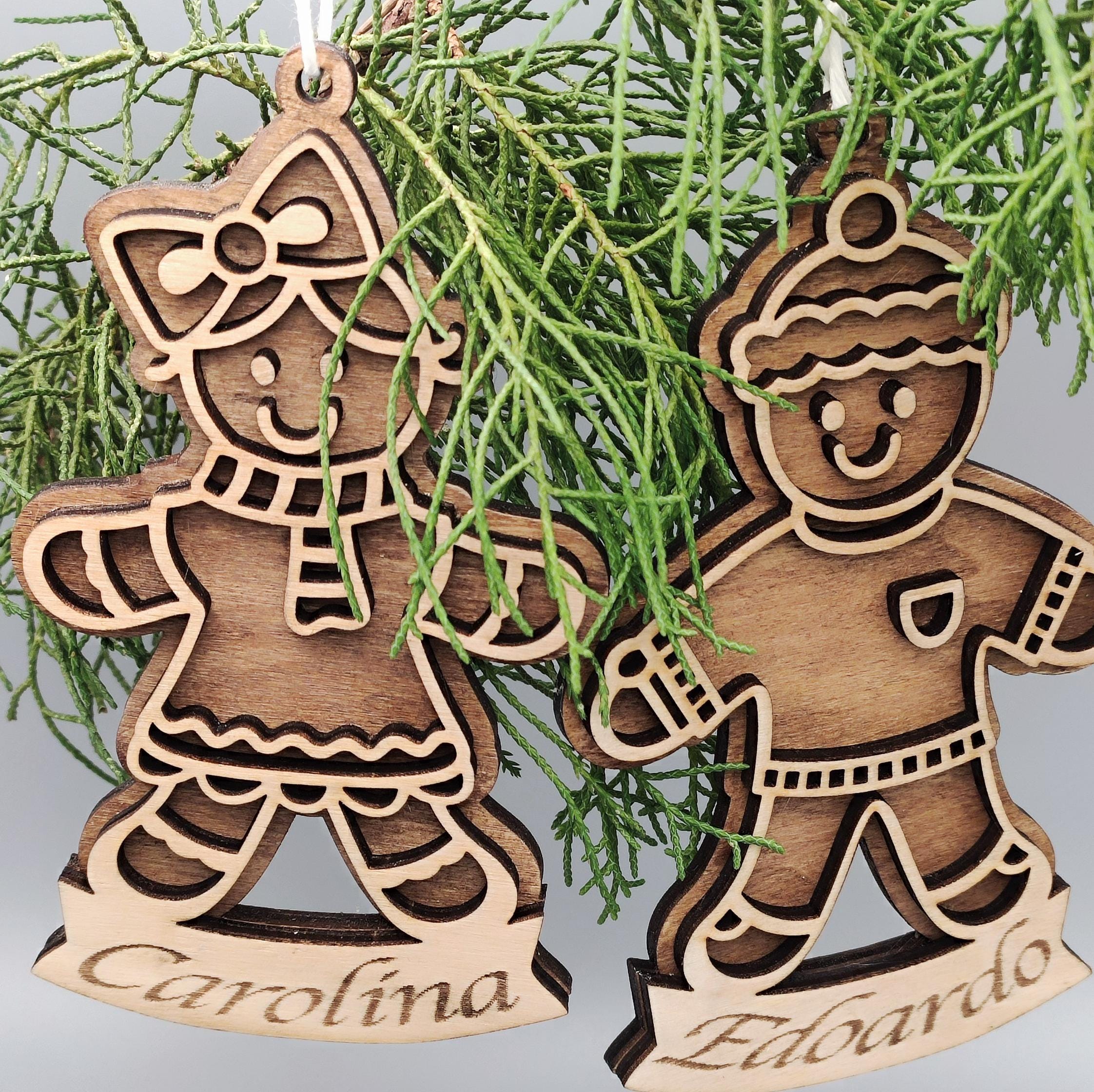 Set 18 Decorazioni Natalizie Da Appendere Omini Pan Di Zenzero Imbottiti 18 Pezzi 40638204