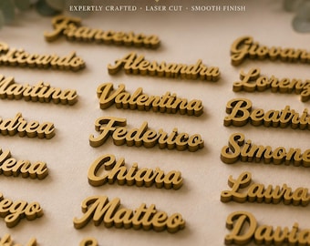 Bulk Wedding Place Cards, Personalized Guest Names, Wedding Name Tags, Large Wedding Decor, 50 100 150 200+ Guests, Custom Place Cards