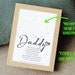 Printable Father's Day Footprint Art, Personalized Gift for Dad, Father ...