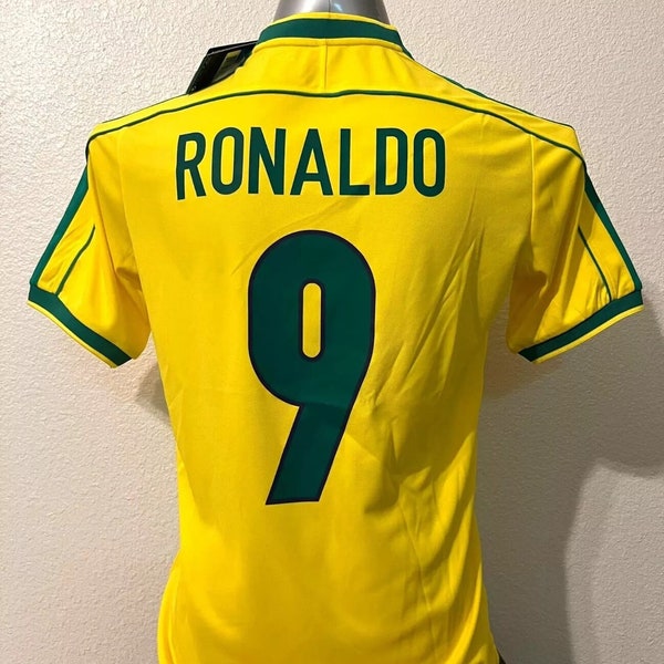 Brasilien 1998 Ronalo Retro Trikot in der Größe Medium