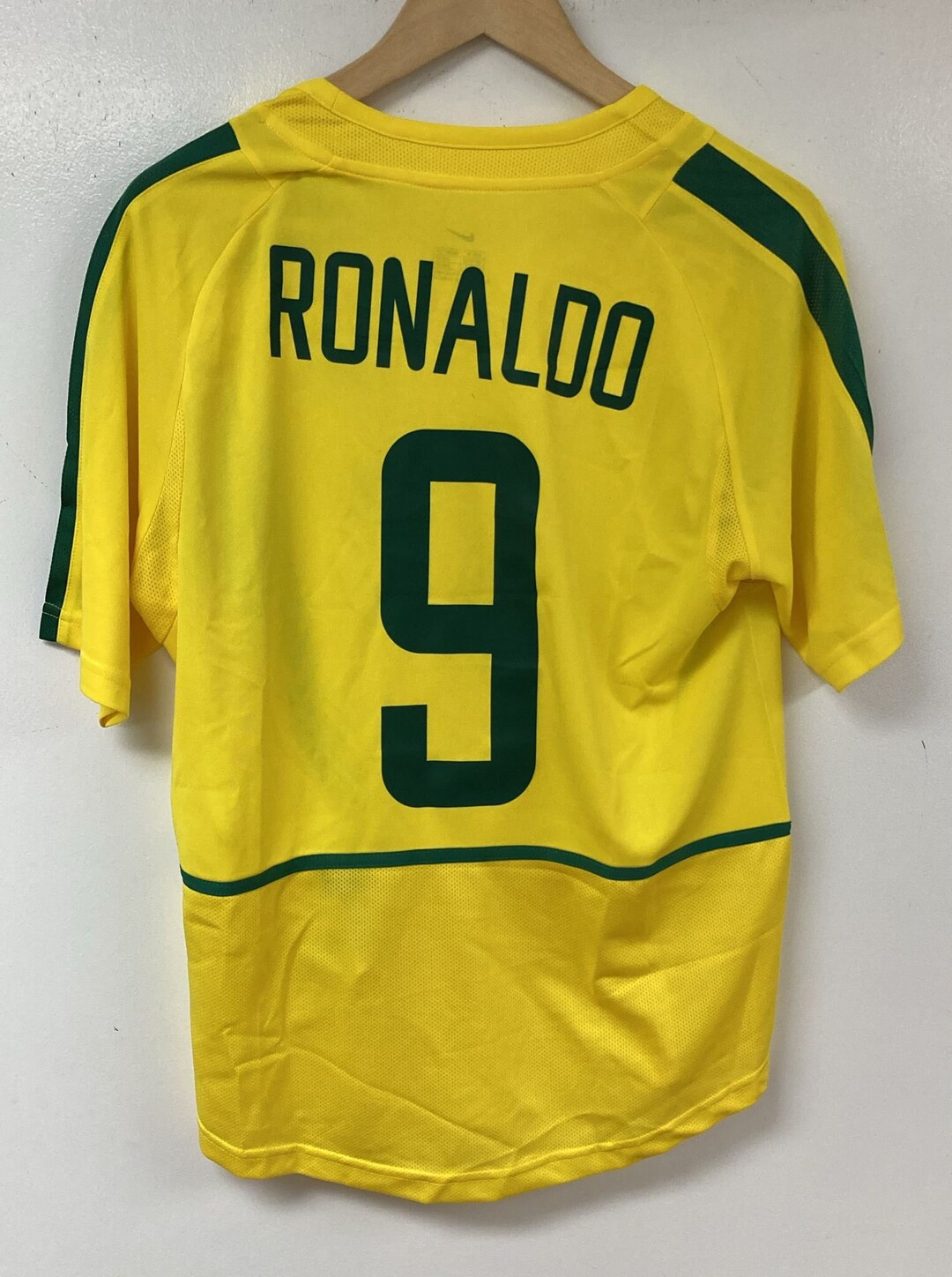2002 R9 Jersey Brazil World Cup 2002 Ronaldo 9 Retro Jersey Size Medium - Etsy
