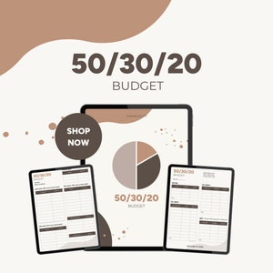 50/30/20 Budget Spreadsheet | Financial planner | Budgeting Tool for Savings & Debt Repayment | Google sheets budget