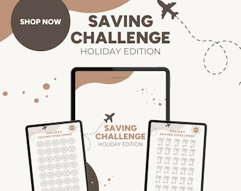 Vacation savings challenge | Save money for your holiday | Vacation planning | Saving games