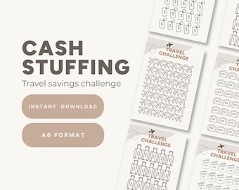 Travel saving challenge | Cash stuffing | Personal finance | Save money for your vacation