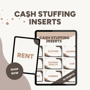 Cash Stuffing inserts for Budget Binder | Cash stuffing categories | Cash Stuffing envelope
